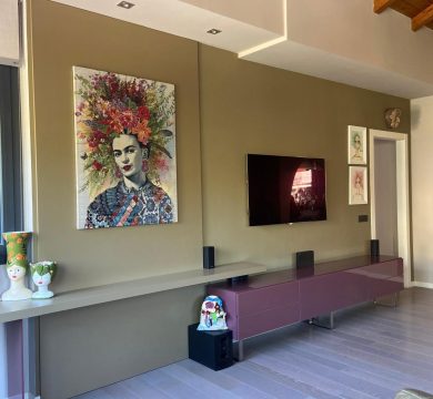 Tinteggiatura e arredo di un'attico a Salsomaggiore