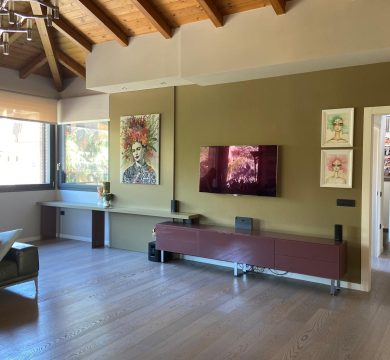 Tinteggiatura e arredo di un'attico a Salsomaggiore