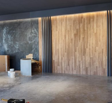 Costruzione dell'area relax - LVD Italia